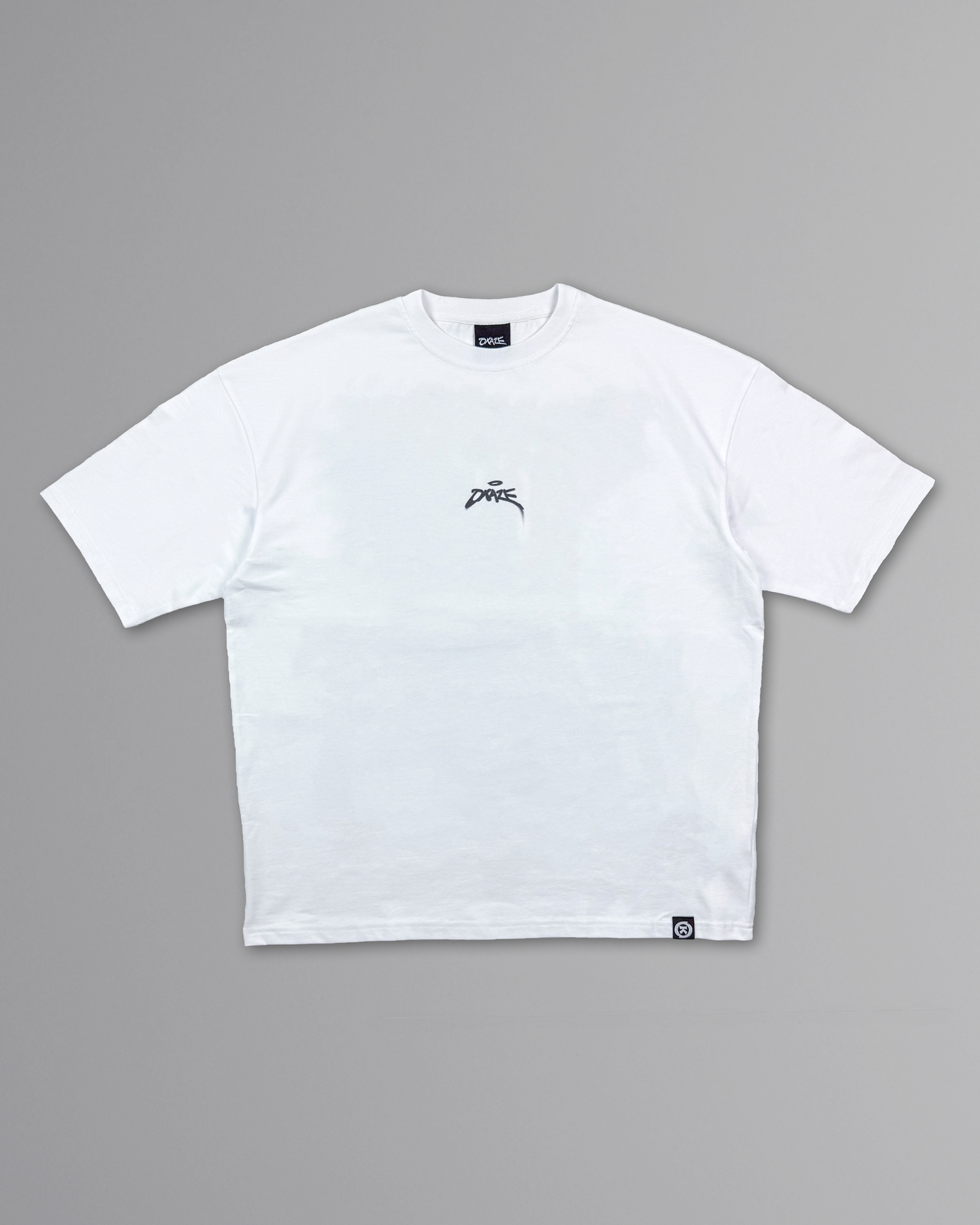 OVERSIZED CURSED CROW TEE WHITE